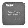 EMK 1 Input 3 Output Digital Optical Audio SPDIF Toslink Splitter Adapter (Silver Grey)