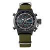 6022 North Men Fashion Nylon Belt Calendar Display Sport Smart Digital Quartz Watch(Black)