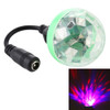 4W RGB Mini Magic Ball LED Stage Lamp with DC 5.5x2.5/2.1mm Female to USB Female Connector Cable