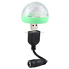 4W RGB Mini Magic Ball LED Stage Lamp with DC 5.5x2.5/2.1mm Female to USB Female Connector Cable