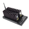 QC100 999 Channel Restaurant Wireless Paging Queuing Calling System with 20 Call Coaster Pagers, US Plug