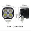 DC9-80V 40W Car 4LEDs Spotlight Work Light / Fog Lamp