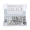 A5496 340 PCS Car U-shape 304 Stainless Steel Cotter Pin Clip Key Fastner Fitting Assortment Kit