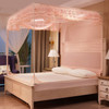 Household Free Installation Thickened Encryption Dustproof Mosquito Net, Size:200x220 cm, Style:Bed Back(Jade)
