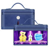 UVC Ultraviolet Sterilization Bag Portable Foldable Clothing Sterilization Box Bag, Size:Large 28x22x18cm(Navy Blue)