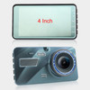 4 inch Touch Screen Car 2.5D HD 1080P Dual Recording Driving Recorder DVR Support Parking Monitoring / Loop Recording