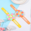 2 PCS Rotating Mosquito Repellent Snap Ring Anti-mosquito Bracelet for Children and Adolescents, Colour:Sun Flower