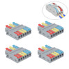 4 PCS LT-636 3 In 6 Out Colorful Quick Line Terminal Multi-Function Dismantling Wire Connection Terminal