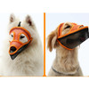 Small And Medium-sized Long-mouth Dog Mouth Cover Teddy Dog Mask, Size:XL(Orange)