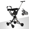 One-click Folding Baby Stroller, Color:Black 1