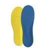 Shock Absorption Thickening Slow Rebound Soft and Comfortable Wicking Insole, Size:L(Yellow Bottom Mesh Dark Blue)