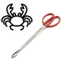 Crab Tongs Loach Tongs Sea Tool, Model: 38cm Curved Clip