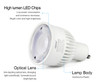 FUT107 GU10 6W Double White CCT LED Bulb Spotlight For Bedroom And Living Room