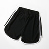 Casual Sports Shorts Ladies Summer Wear Fitness Pants Women (Color:Black Size:S)