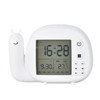 Creative Small Snail Multifunctional Smart Digital Alarm Clock(White)