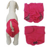 Pet Physiological Pants Large Medium & Small Dogs Anti-Harassment Safety Pants, Size: XS(Pink)