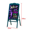 LED Billboard Display Stand Electronic Handwriting Fluorescent Board Blackboard(Wood)