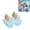 Creative Cute DIY Cartoon Combination Popsicle Ice Cream Mould, Style:Popsicle(Blue)
