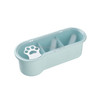 Kitchen Cartoon Cat Claw Shape Seasoning Jar Set with Lid & Spoon(Light Blue)