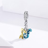 S925 Sterling Silver Mermaid Charm DIY Bracelet Accessories