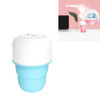 Ice Cream Foldable USB Night Light Mini Car Nano Spray Air Humidifier(Wave Soda Blue)