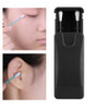 2 in 1 Ear Cleaning Cosmetic Silicone Buds Double-headed Recycling Cleaning Makeup Swabs Sticks(Black)