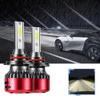 2 PCS I5 9006 DC9-30V 26W 6000K 2400LM IP67 Car High Bright LED Headlight Lamps