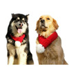 Pet Christmas Wool Scarf Medium & Large Dog Saliva Towel, Size: M