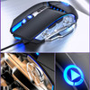 YINDIAO G3PRO 3200DPI 4-modes Adjustable 7-keys RGB Light Wired Gaming Mouse (Black)