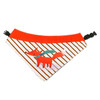 Red Little Fox Pet Scarf Three-layer Thickened Waterproof Saliva Towel, Size: S