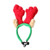 Christmas Pet Supplies Puppy Hat Holiday Ornaments Antlers Headband, Size: L