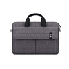 ST08 Handheld Briefcase Carrying Storage Bag with Shoulder Strap for 15.6 inch Laptop(Grey)