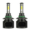 F8 9006 2 PCS 22W 3000LM 6000K Four Side DOB LED Headlight Fog Light Bulbs High Beam Conversion Kit DC 9-32V