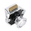 Press Type Drawer Cabinet Catch Latch Release Cupboard Door Stop Drawer Cabinet Locker for RV / Yacht / Furniture(Chrome)