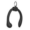 For AirPods 1 / 2 / AirPods Pro / Huawei FreeBuds 3 Wireless Earphones Silicone Anti-lost Lanyard Ear Hook(Black)