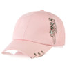 Personality Chain Hoop Baseball Cap(Pink)