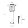 Outdoor Solar Waterproof Mosquito Lamp Mosquito Repellent, Color:TM03 Silver