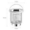 Outdoor Solar Waterproof Mosquito Lamp Mosquito Repellent, Color:TM01 Silver