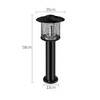 Outdoor Courtyard Garden Waterproof Outdoor Mosquito Repellent Lamp, Color:DW01 Black