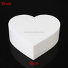 4 PCS Heart-shaped Prosthesis Foam Baking Fondant Cake Silk Flower Practice Mold, Height:10cm, Size:6 Inches