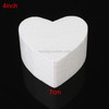 4 PCS Heart-shaped Prosthesis Foam Baking Fondant Cake Silk Flower Practice Mold, Height:7cm, Size:4 Inches