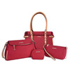 4 In 1 Oxford Cloth Women Handbag Single-shoulder Bag(Red)