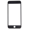 2 in 1 for iPhone 7 (Original Front Screen Outer Glass Lens + Original Frame)(Black)