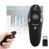 Multimedia Presenter with Laser Pointer & USB Receiver for Projector / PC / Laptop, Control Distance: 15m(Black)