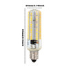10 PCS E11 7W 152 LEDs 3014 SMD 600-700 LM Warm White Dimmable Silicone LED Corn Bulbs, AC 220V