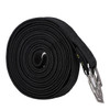 2 PCS 4m Elastic Strapping Rope Packing Tape for Bicycle Motorcycle Back Seat with Hook (Black)