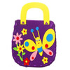 Non-woven Fabric DIY Cartoon Paste Hand Sewing Bag Fabric Bag(Butterfly)