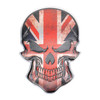 Universal Car UK Flag Skull Shape Metal Decorative Sticker