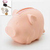 Portable Mini Fun Animal Silicone Simple Wallet, Style:Pig