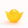3 PCS Silicone Egg Cooker Egg Bracket Kitchen Tools Pancake Cookware Bakeware Steam Eggs Plate Tray Yellow
